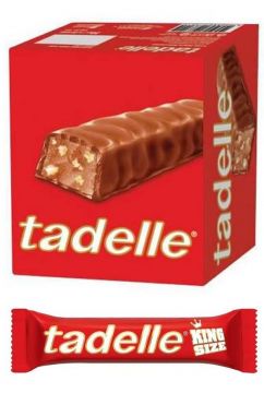Tadelle Sütlü Çikolata Kingsize 52 Gr x 16 Adet Paket
