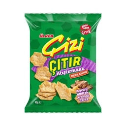 Ülker Çizi Kraker Bisküvi Çıtır Atıştırmalık Peynirli&Biftek 40 Gr