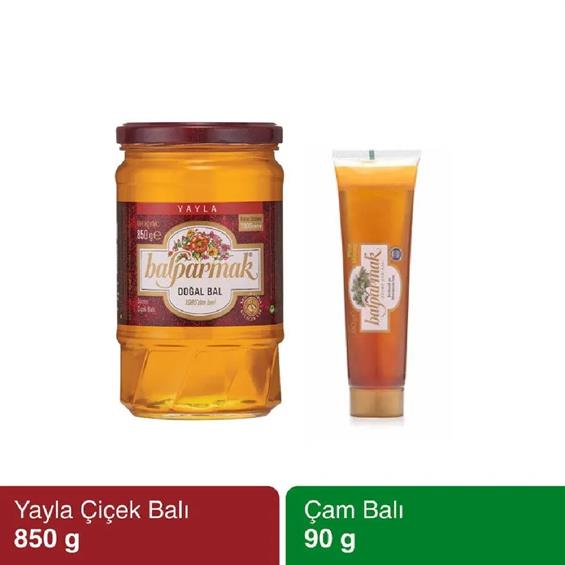 Balparmak Yayla Çiçek Balı 850 g ve Çam Balı Tüp 90 gr