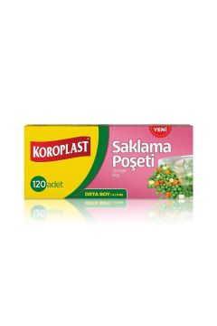 KOROPLAST SAKLAMA POŞETİ ORTA 120 Lİ