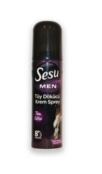 Sesu Tüm Ciltler İçin Erkek Tüy Dökücü Krem Sprey 150 Ml