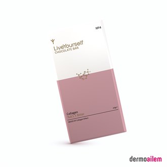 LiveYourself Chocolate Bar Collagen 40 gr SKT:(31/11/2023)