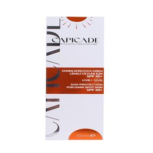 Capicade Güneş Koruyucu Krem Lekeli Ciltler İçin SPF50+ 100 ml