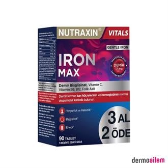 Nutraxin Iron Max 3 Al 2 Öde 90 Tablet