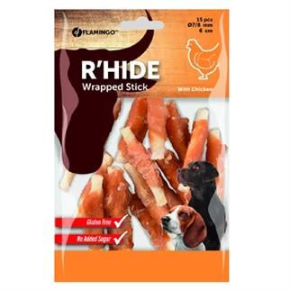 Flamingo R'Hide Tavuklu Glutensiz Burgu Köpek Ödülü 6CM
