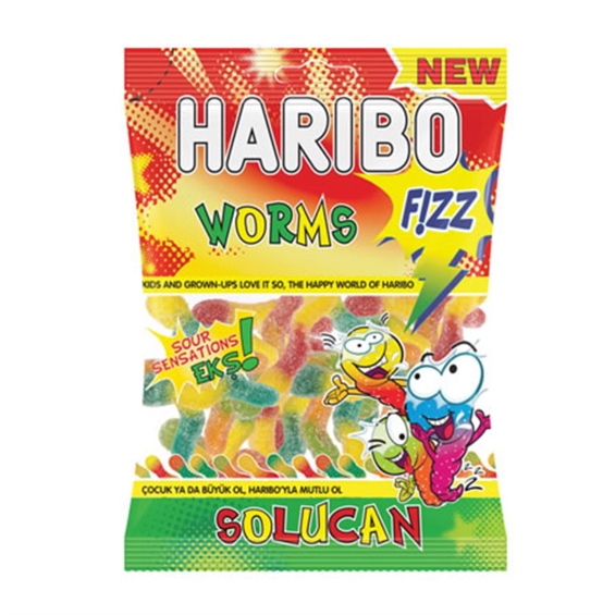 Hariba Fizz Solucan Ekşili 70 gr