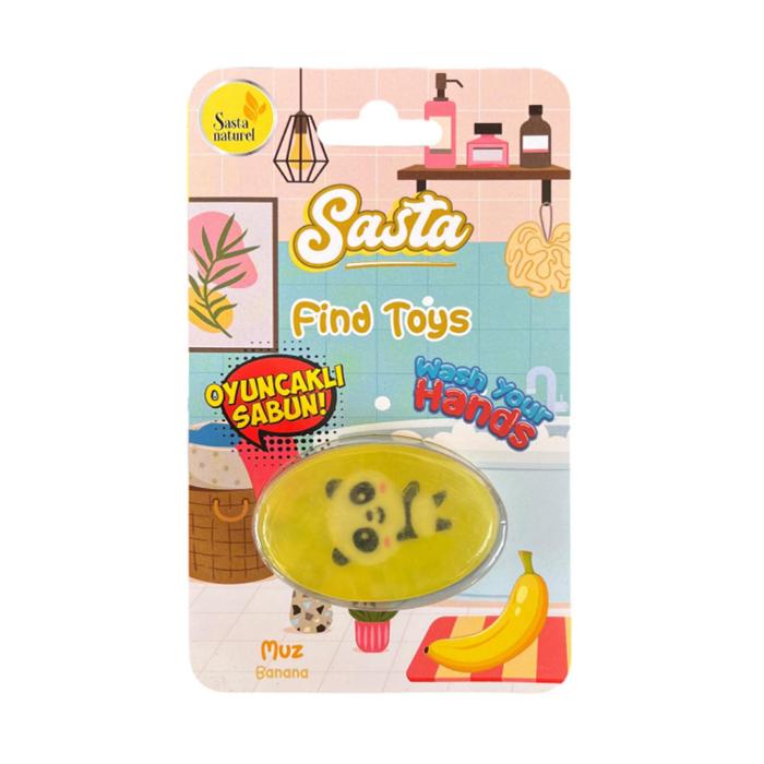 Sasta Oyuncaklı Muz Kokulu Sabun 50 gr
