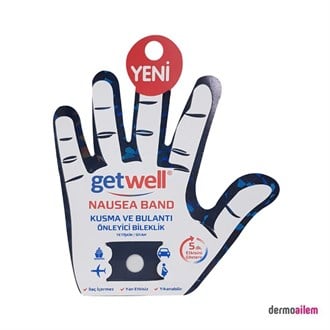 Getwell Kusma Ve Bulantı Önleyici Bileklik (yetişkin) - Siyah