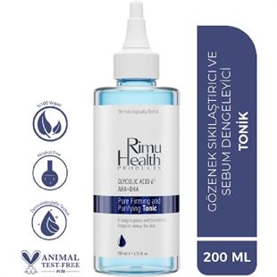 Rimu Health Products Gözenek Sıkılaştırıcı ve Arındırıcı Tonik Glycolic Acid %6 AHA BHA 200 ml