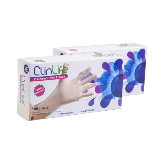 Clin Life Çok Amaçlı Eldiven Orta Boy 100'lu