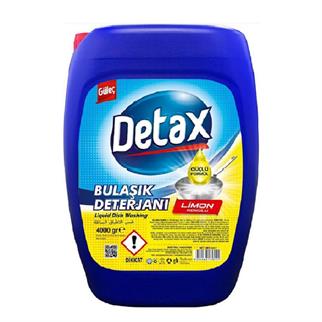 GÜLEÇ DETAX SIVI BULAŞIK DETERJANI LİMON  4 KG