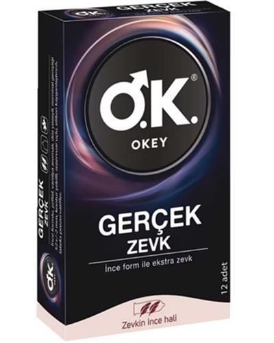 Okey Gerçek Zevk 12 li Prezervatif