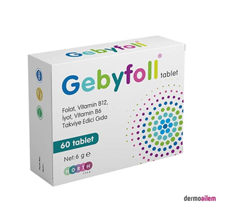 Gebyfoll Folik Asit 60 Tablet