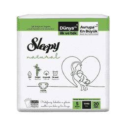 Sleepy Natural Bebek Bezi 5No Junior 20li