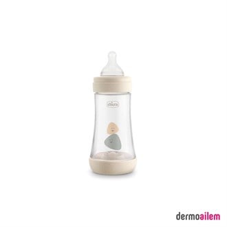 Chicco İntui-flow System 5 Perfect 2m + Biberon 240 ml - Beyaz