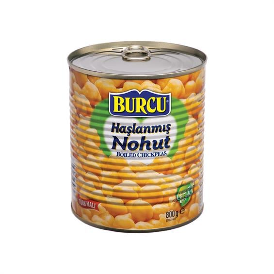 Burcu Haşlanmış Nohut 800 gr Teneke