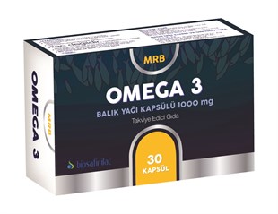 MRB Omega 3 Balık Yağı Kapsülü 1000 mg 30 Kapsül