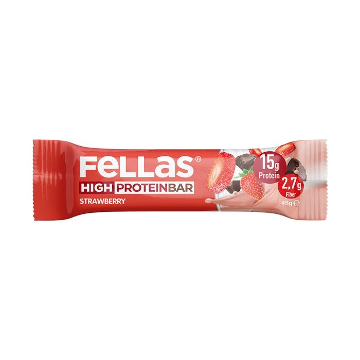 FELLAS YÜKSEK PROTEİN BAR 45GR ÇİLEK 