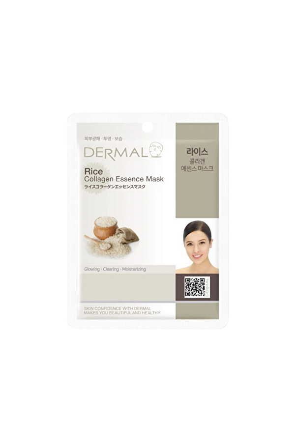 Dermal Pirinç Kolajen Maske