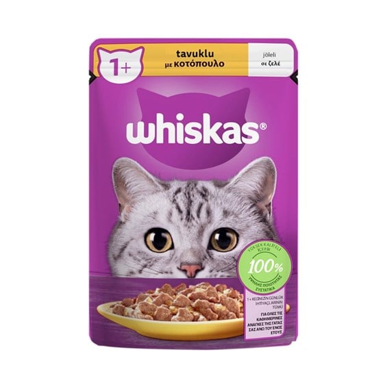 Whiskas Ton Tavuklu Poşet Yaş Kedi Maması 85 gr