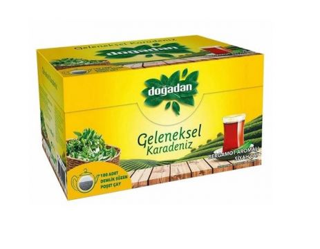 Doğadan Geleneksel Karadeniz Demlik Poşet 100 Adet 320 Gr
