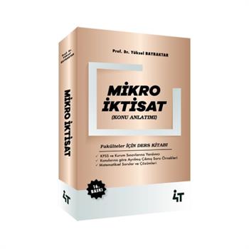 Mikro İktisat; Yüksel Bayraktar, 16. Baskı