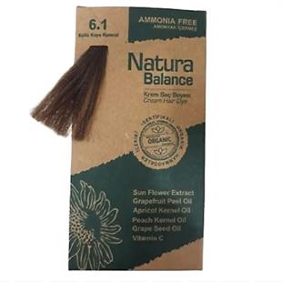Natura Balance Organik Krem Saç Boyası 60 ml - 6.1 Küllü Koyu Kumral