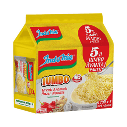 Indo Mie Jumbo Tavuklu Noodle 5x120 G