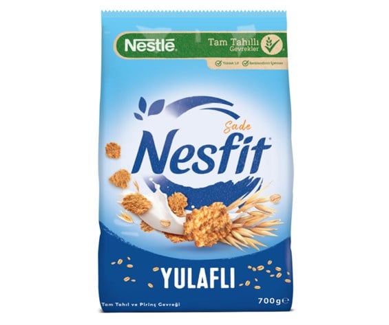 Nestle Nesfit Sade Tam Tahıl Ve Pirinç Gevreği Kahvaltılık Gevrek 700 Gr
