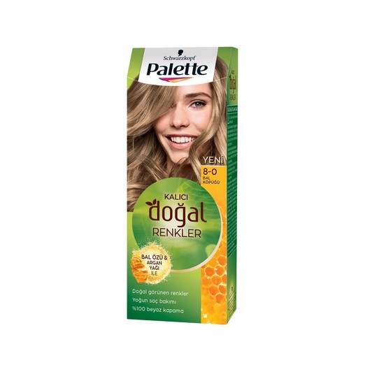 Palette Doğal Renkler 8.0 Bal Köpüğü Saç Boyası
