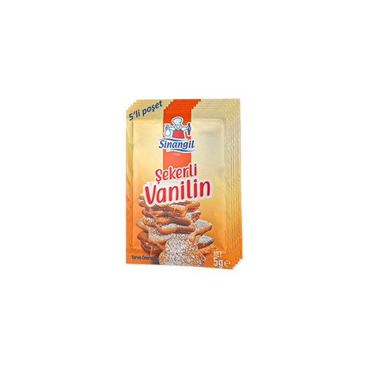 SİNANGİL ŞEKERLİ VANİLİN 5'Lİ 25 GR