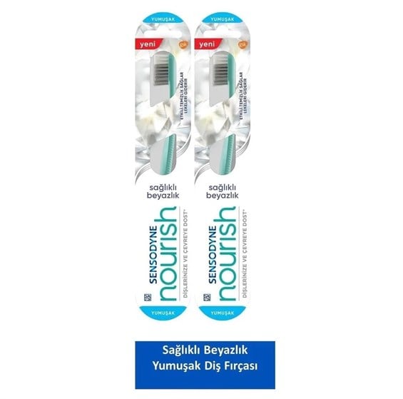 Sensodyne Diş Fırçası Nourish Sağlıklı Beyazlık 1+1