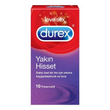 Durex Yakın Hisset Prezervatif 10'lu