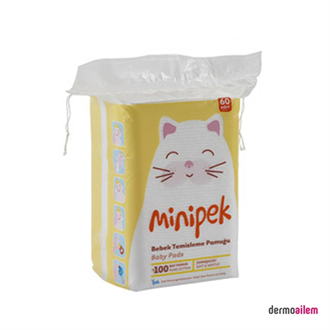 İpek Minipek Bebek Temizleme Pamuğu 60 Adet