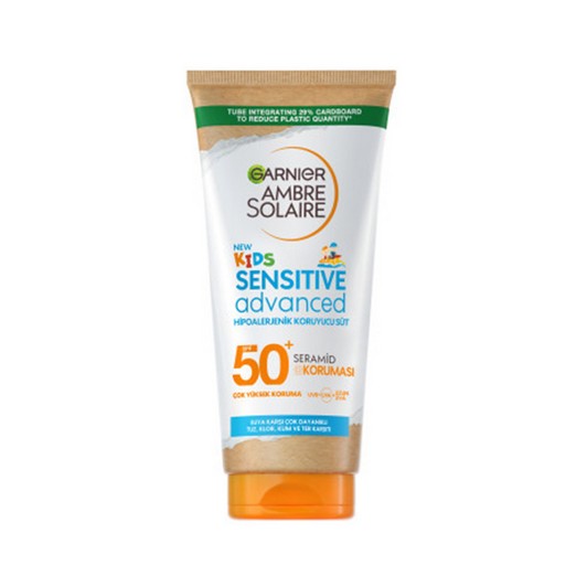 Garnier Ambre Solaire Sensitive Advanced Çocuk Hipoalerjenik Güneş Koruyucu Süt SPF50+ 175ML