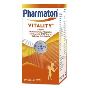 Pharmaton Vitality 30 Kapsül