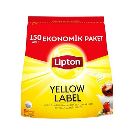 Lipton Yellow Label Demlik Poşet Çay 150'li