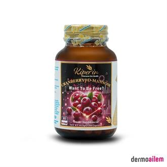 Kiperin Cranberry D-Mannoz 60 Kapsül