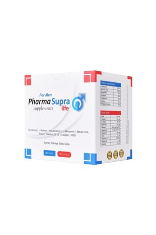 Supralife Pharma Supplements For Men 30 Saşe 30 Kapsül