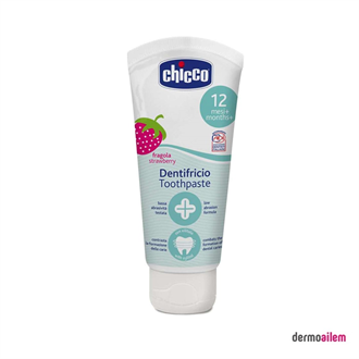 Chicco Çilekli 12 Ay+ 50 ml Diş Macunu