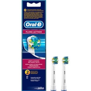 Oral-B Floss Action Şarjlı Fırça Yedek Başlığı 2'li