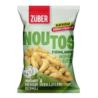 Züber Noutos 55 gr Nohut Cips Yogurt Mevsim Yeşillikli
