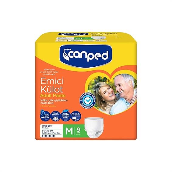 Canped Emici Külot Orta Boy 9'lu