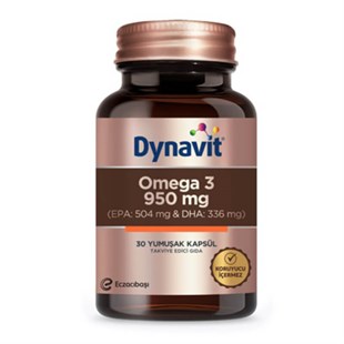 Dynavit Omega 3 950 mg 30 Yumuşak Kapsül