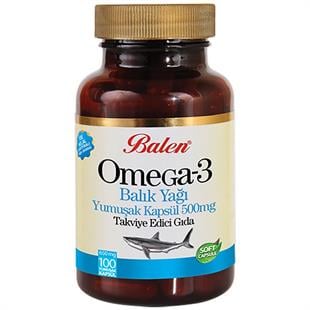 Balen Omega 3 Balık Yağı 650 mg 100 Yumuşak Kapsül