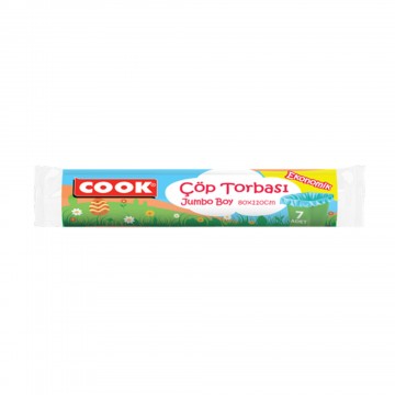 Cook Çöp Torbası Jumbo Boy 7 Adet