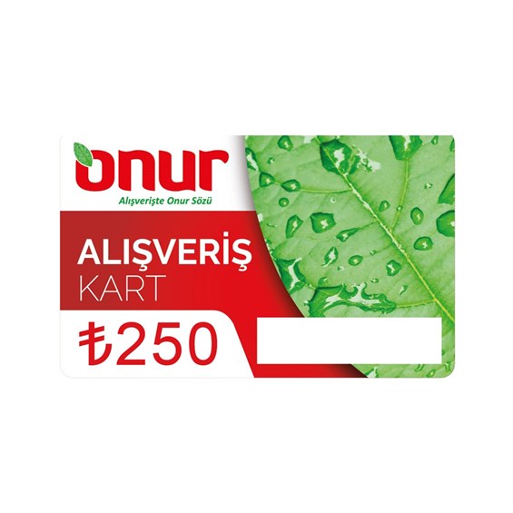 Alışveriş Kartı 250 TL