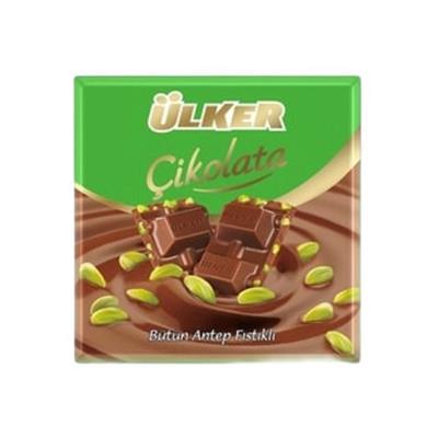 ÜLKER KARE 65g ANTEP FISTIKLI ÇIKOLATA