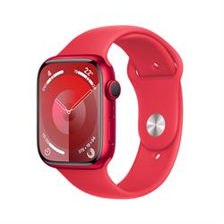 Apple Watch Series 9 GPS 45mm Kırmızı Alüminyum Kasa Kırmızı Spor Kordon (S-M) - MRXJ3TU/A