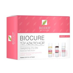 Bioder Bio Epilation Tüy Azaltıcı Kür 3'lü Etki 3x10 ml